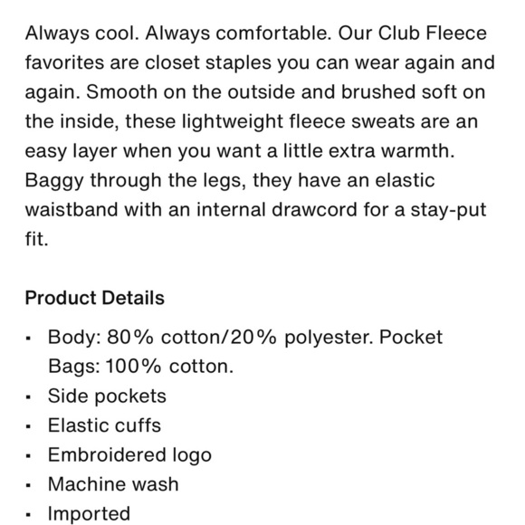 Nike Cream and Yellow Joggers with Elastic Waistband - Picture 6 of 7